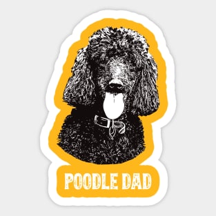 Poodle Dad Sticker